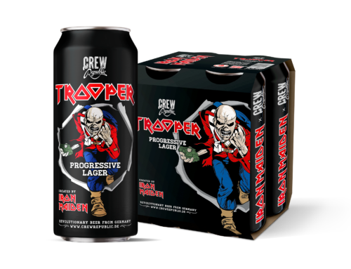 IRON MAIDEN & CREW Republic launch their own version of award winning TROOPER BEER in Germany